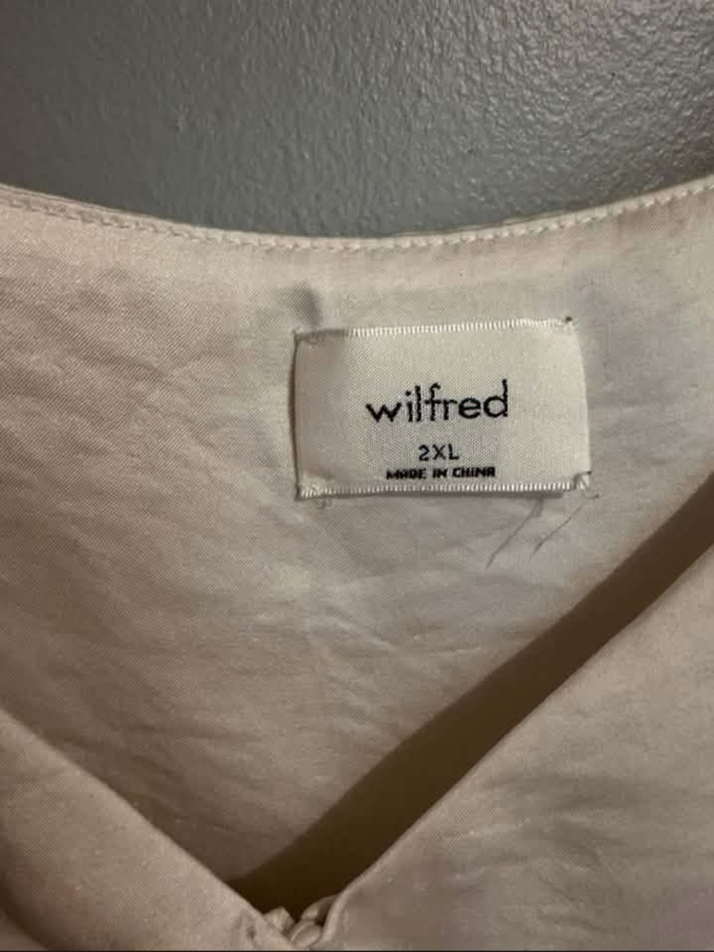 Wilfred Cream Ruched Drawstring Cami - Picture 2 of 2